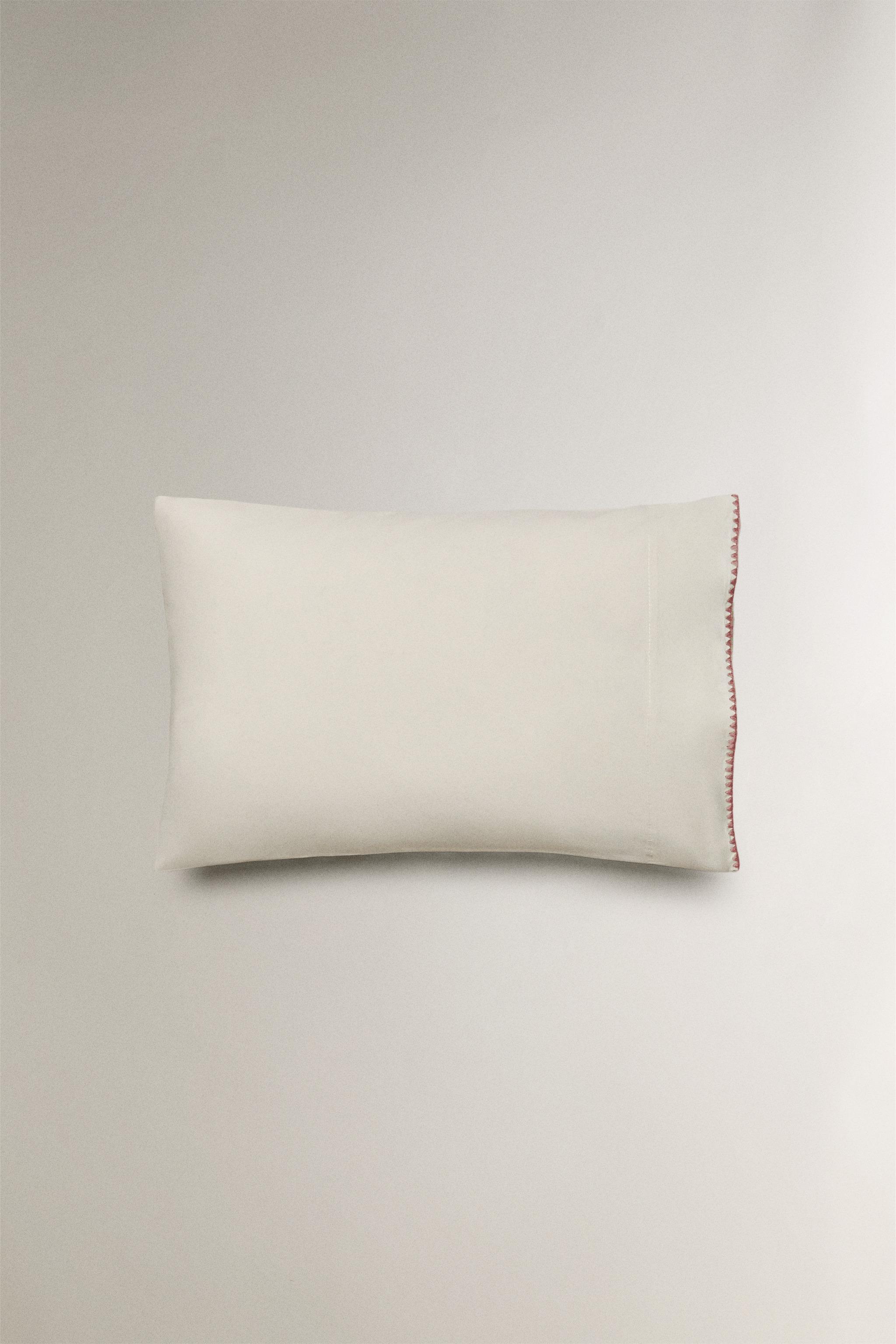TAIE D’OREILLER ENFANT COTON POINT COQUILLE